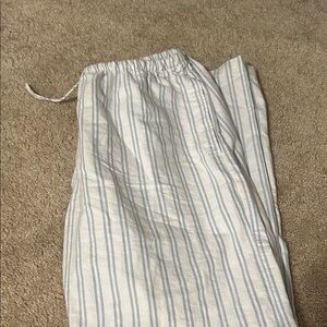 Brandy Melville Blue and White Striped Pants